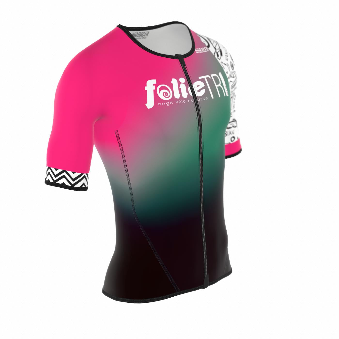 Tri Top Nel Short Sleeve Front Zipper 2.0 - Men
