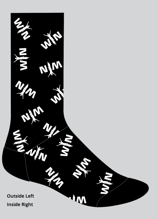 Crew Socks - Outway - Black