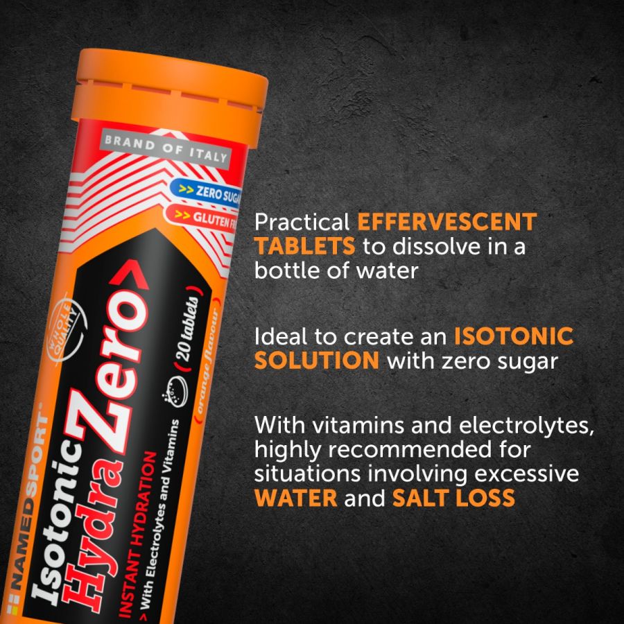 ISOTONIC HYDRA ZERO> ORANGE - 20 TABLETS
