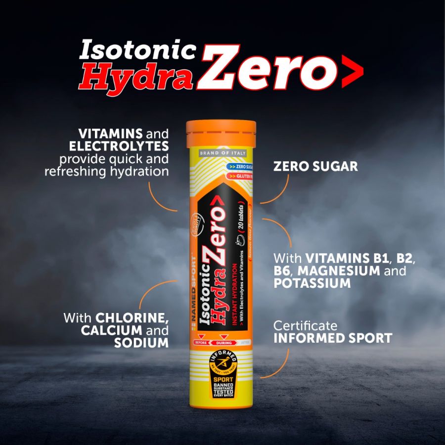 ISOTONIC HYDRA ZERO> LEMON LIME - 20 TABLETS