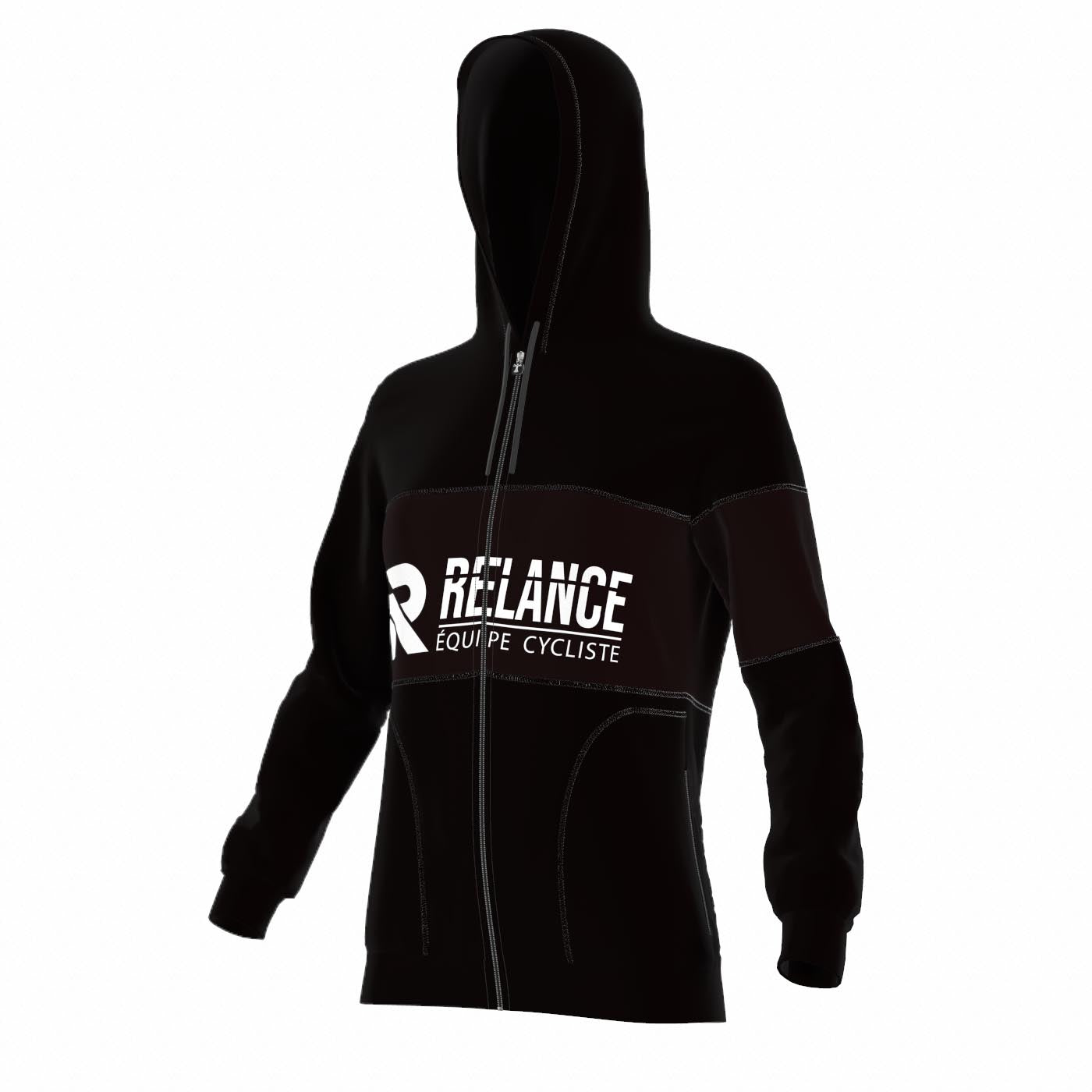 Hooded Sweater Zipper Lombordia - Women