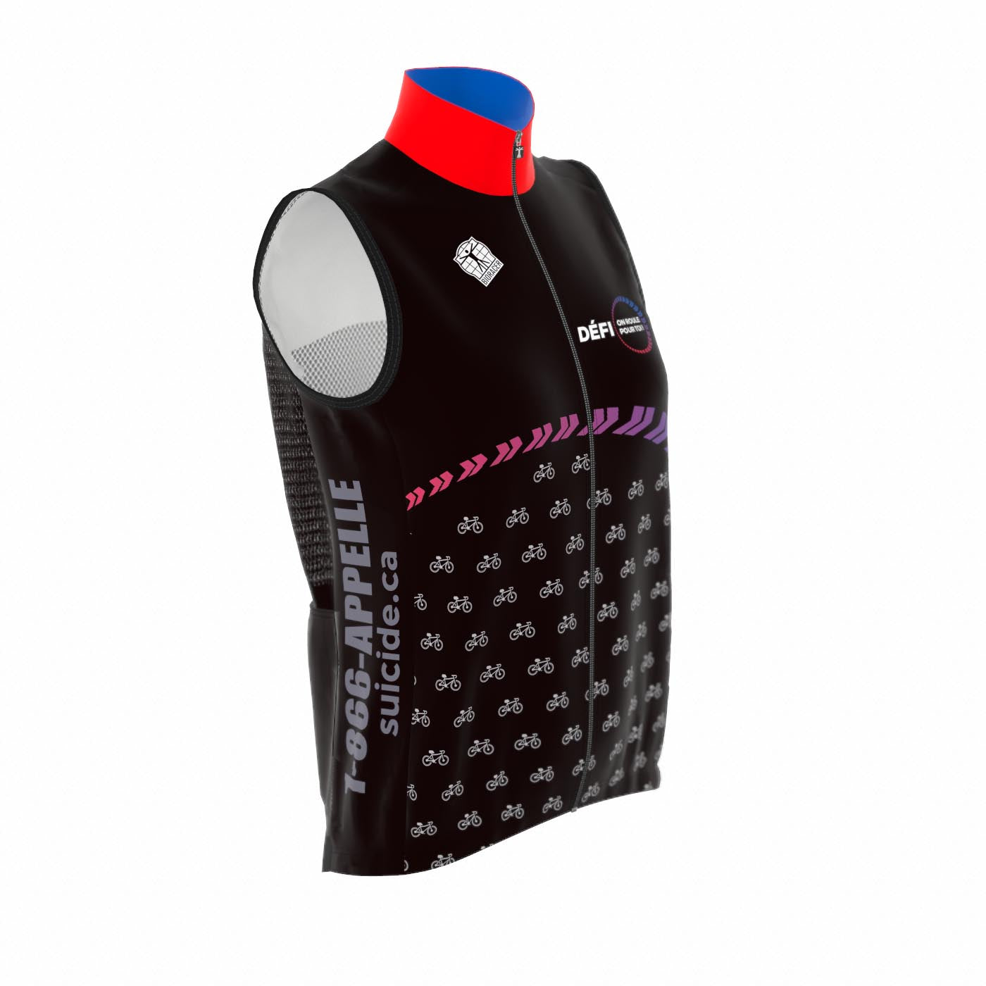 Gilet Icon Light High Collar - Women