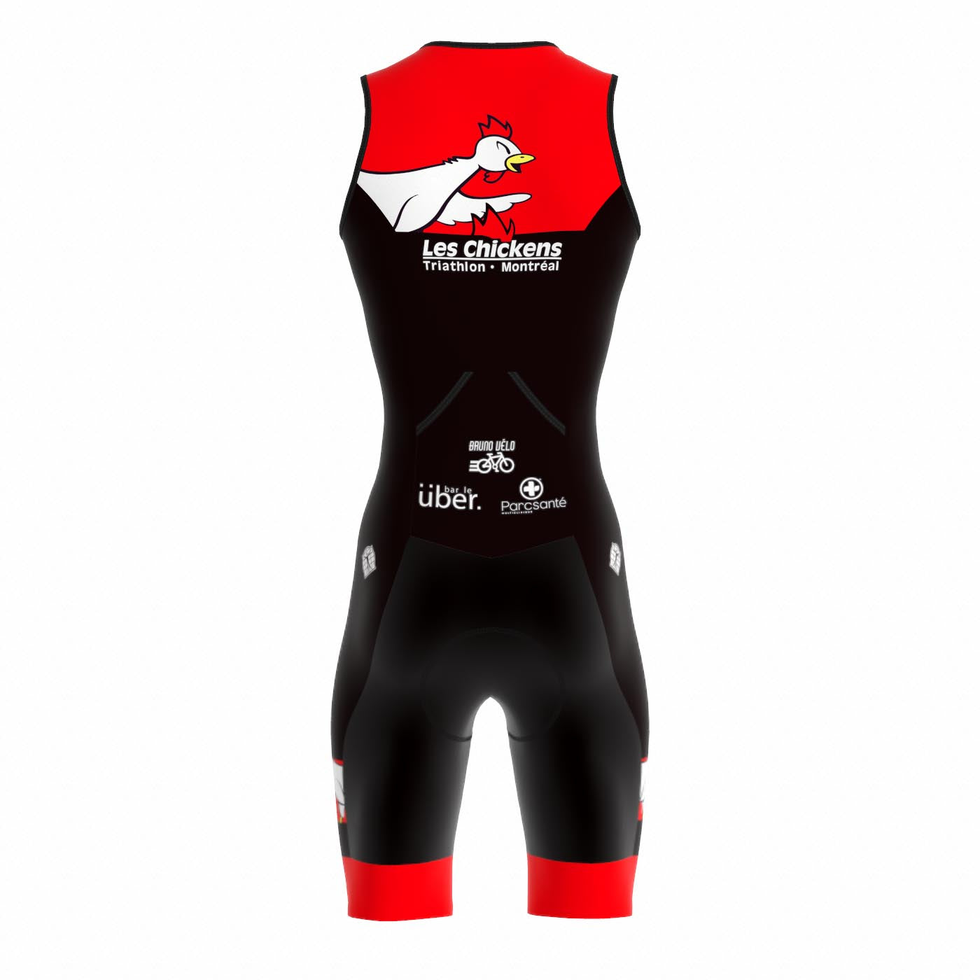 Tri Team Suit BackPocket - Men