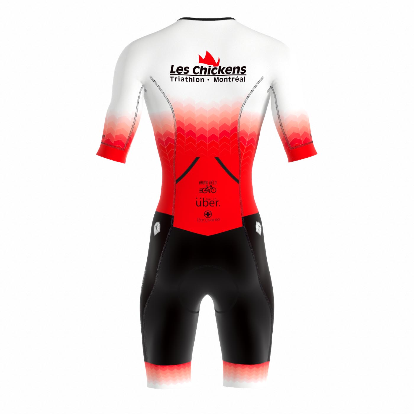 Tri Team Suit Short Sleeve Backpocket - Men