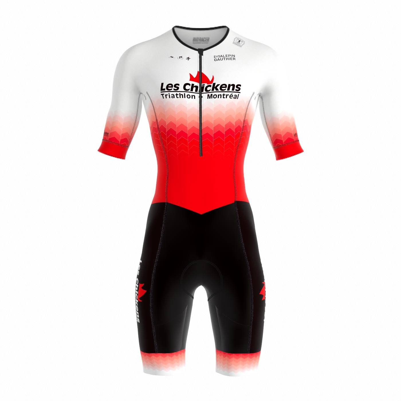 Tri Team Suit Short Sleeve Backpocket - Men