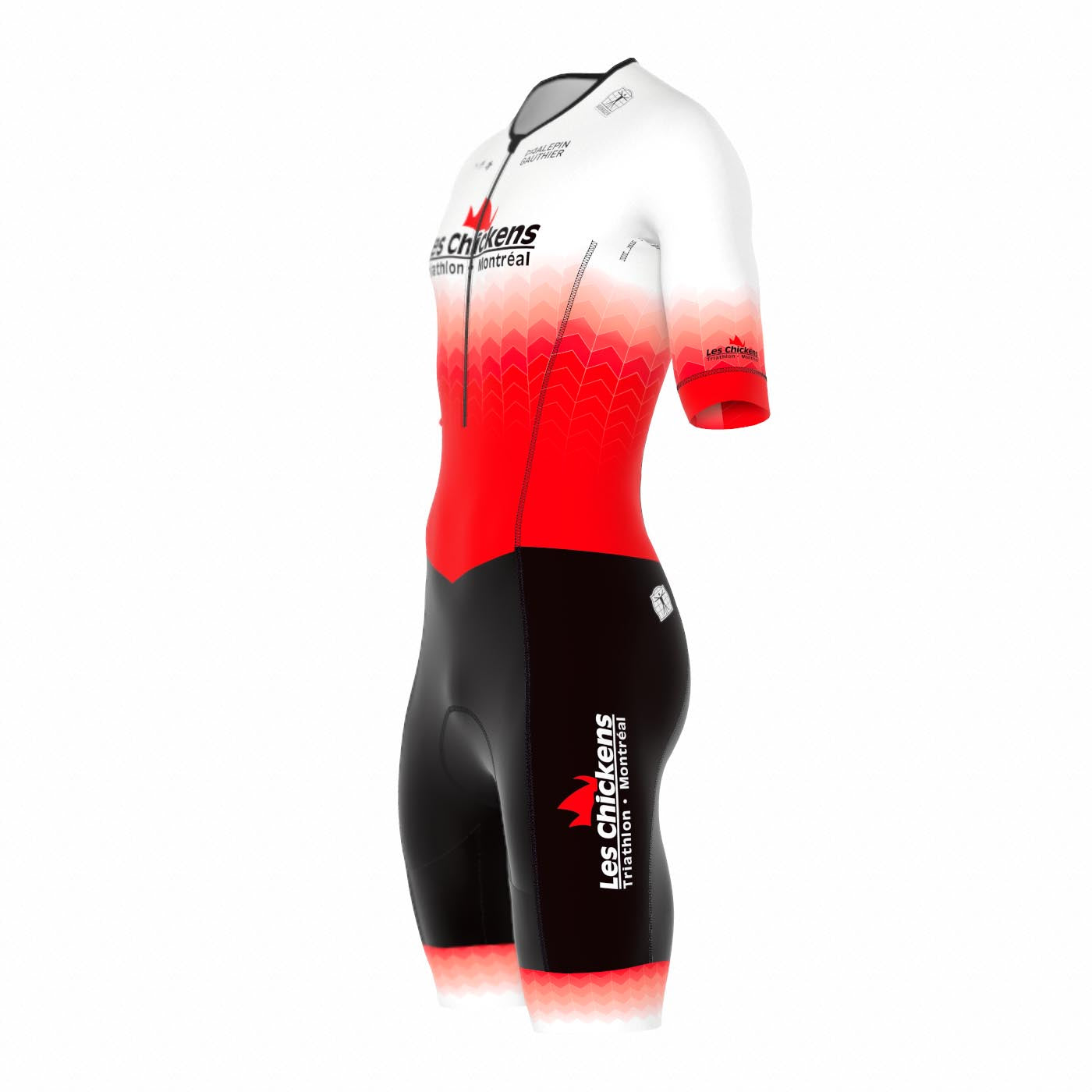 Tri Team Suit Short Sleeve Backpocket - Women