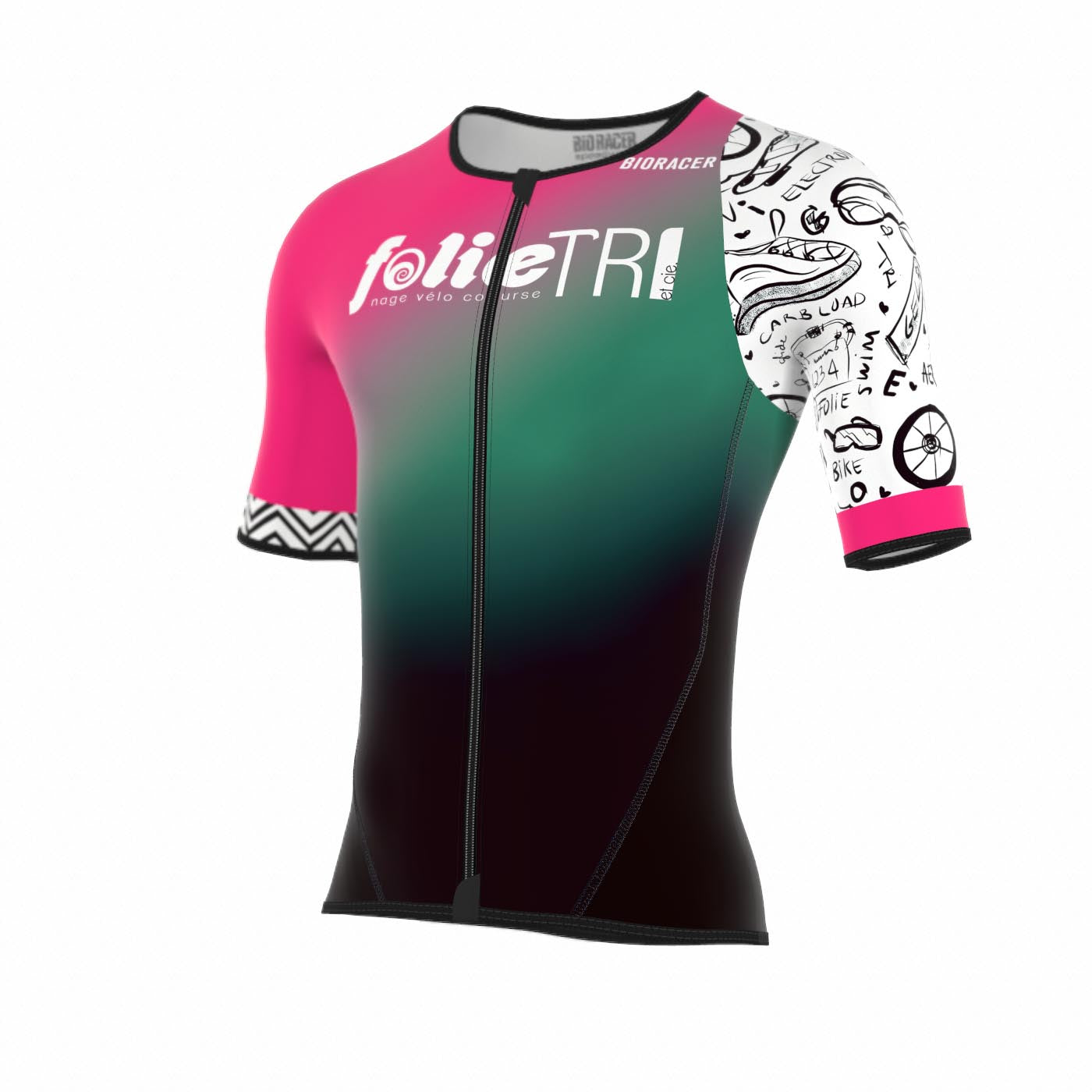 Tri Top Nel Short Sleeve Front Zipper 2.0 - Men