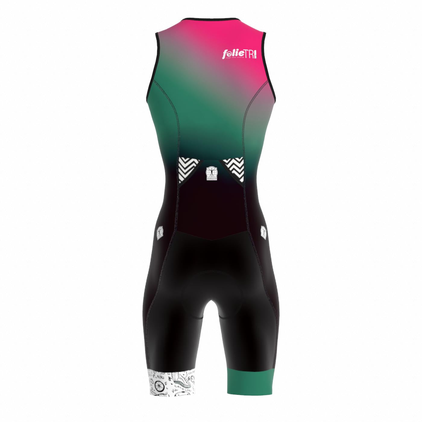 Tri Team Suit BackPocket - Men