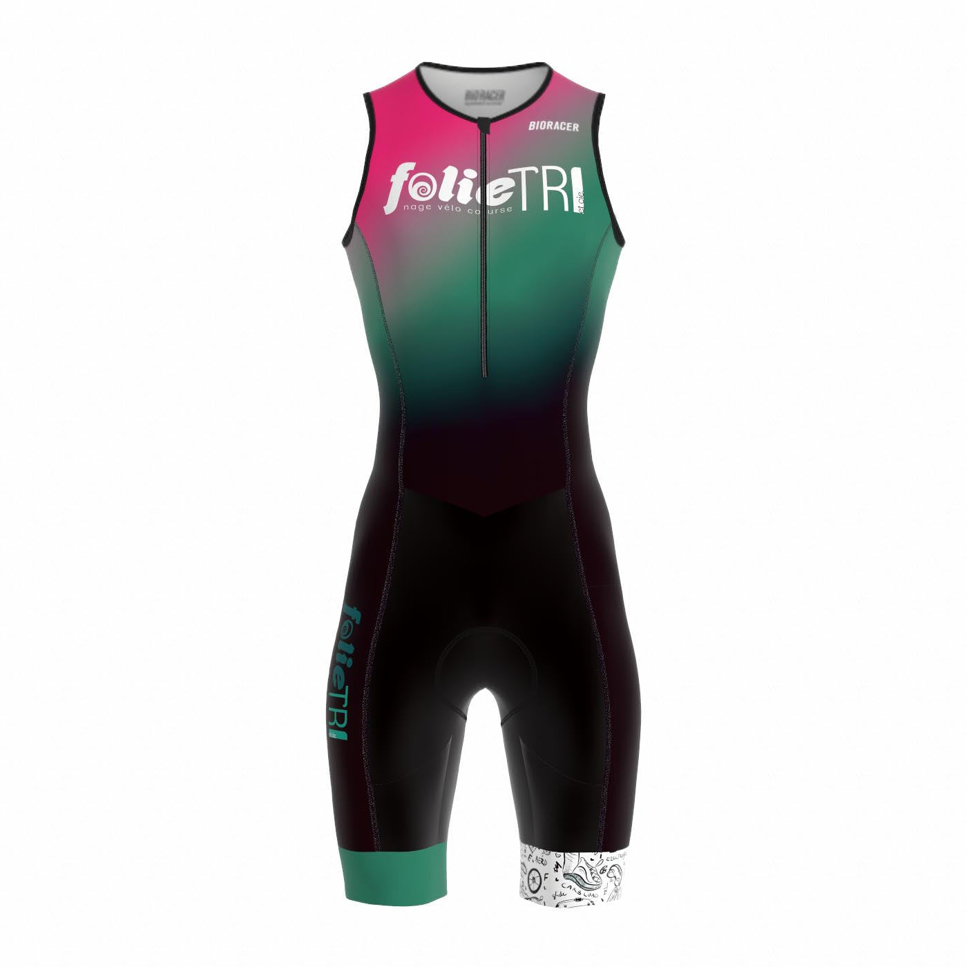 Tri Team Suit BackPocket - Men