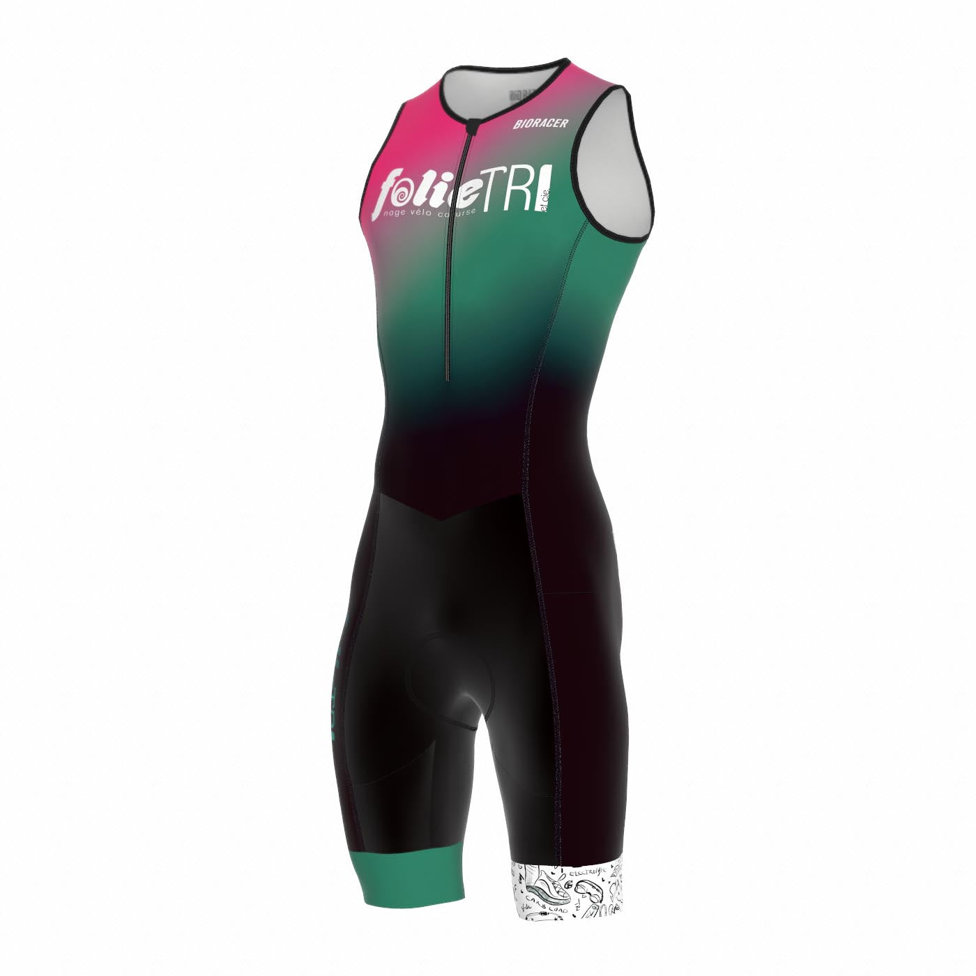 Tri Team Suit BackPocket - Men