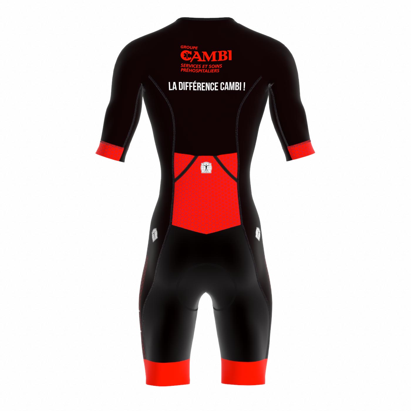 Tri Team Suit Short Sleeve Backpocket - Men