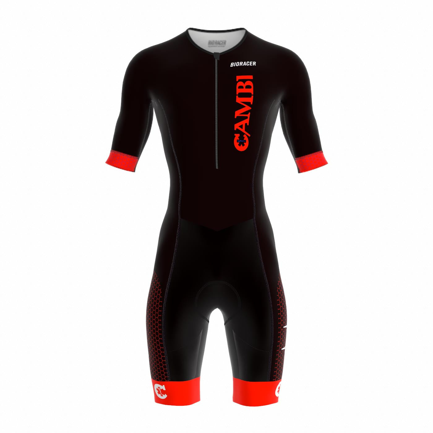 Tri Team Suit Short Sleeve Backpocket - Men