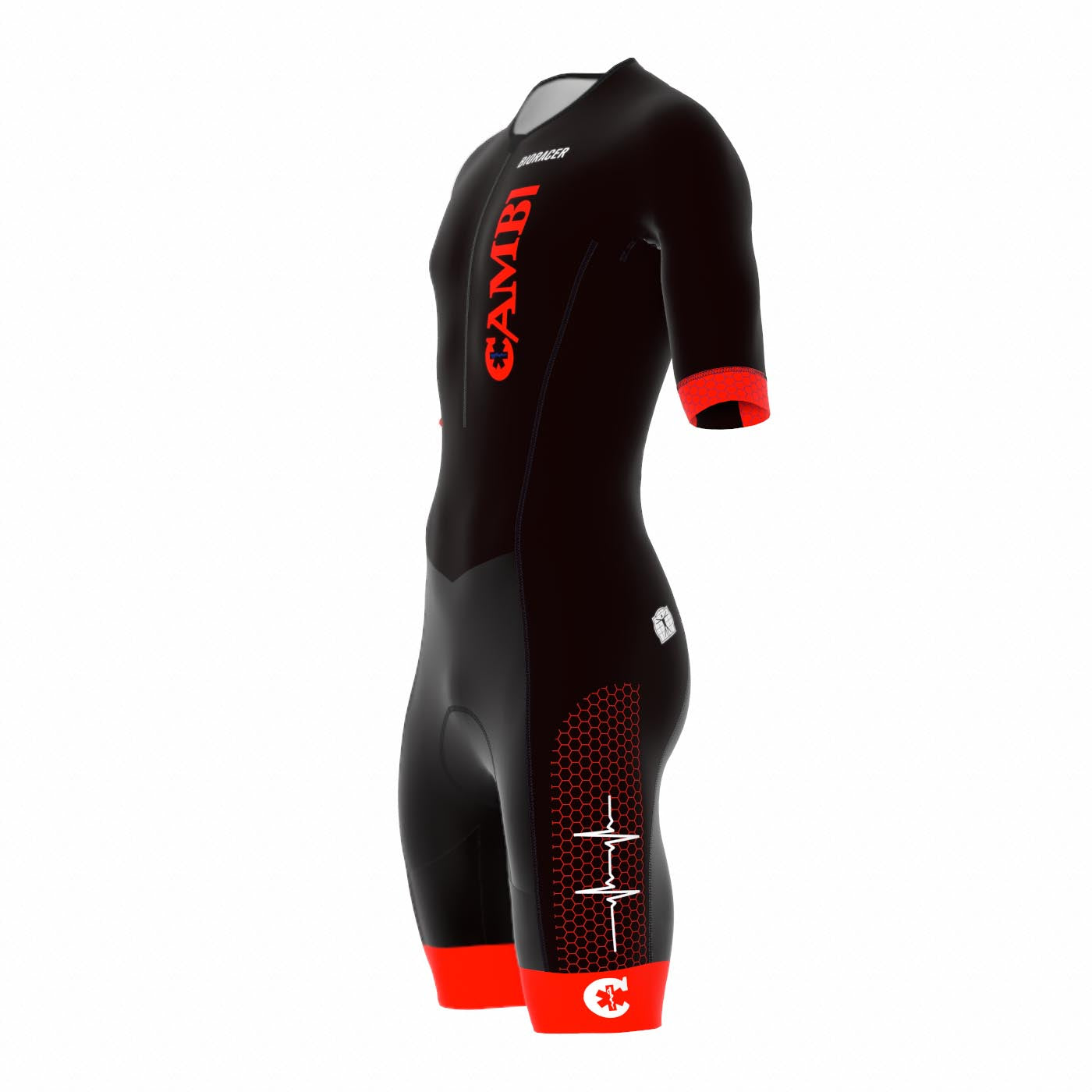 Tri Team Suit Short Sleeve Backpocket - Men