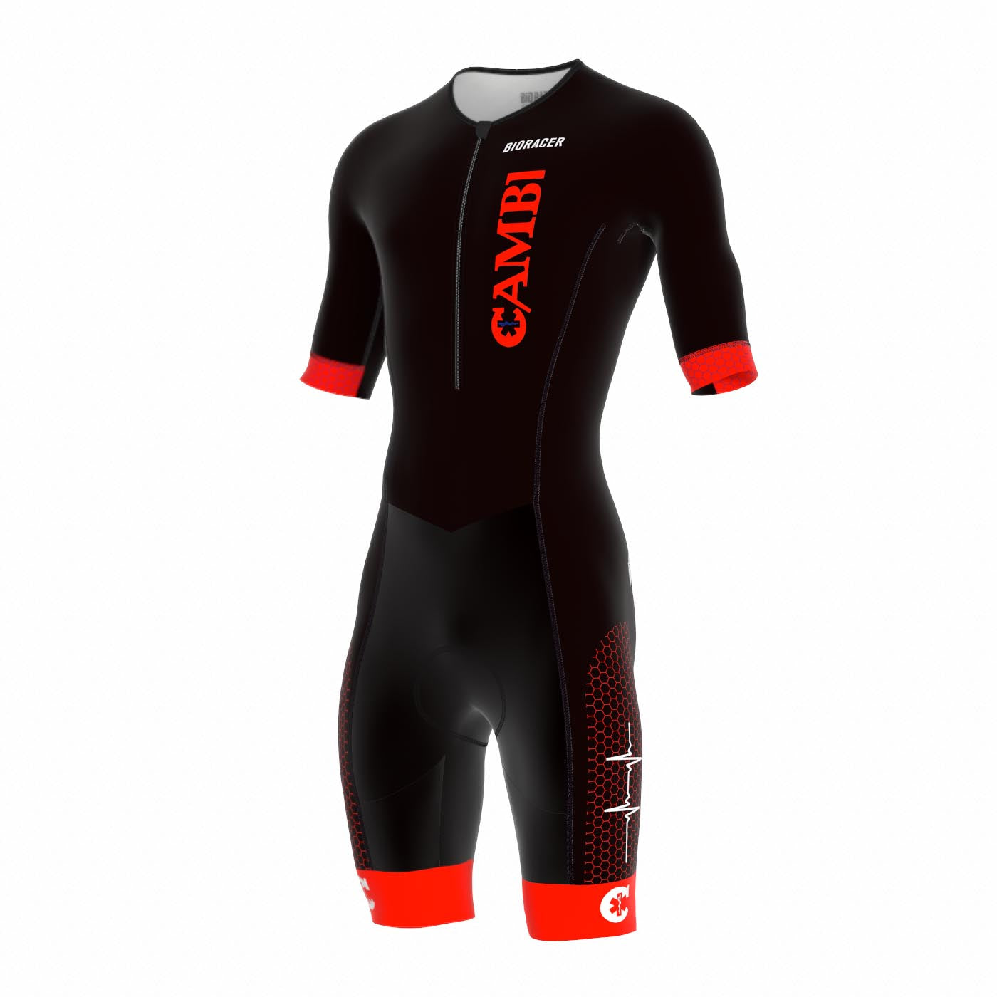Tri Team Suit Short Sleeve Backpocket - Men