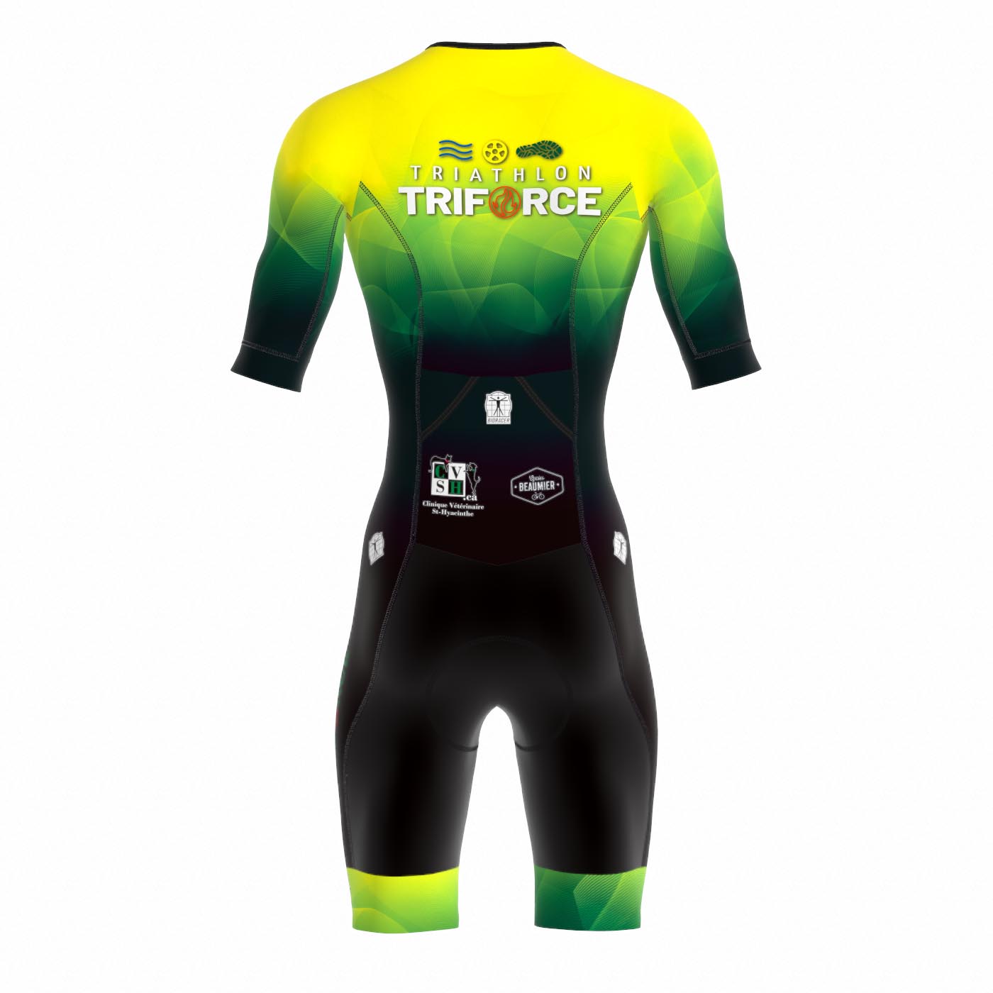 Tri Team Suit Short Sleeve Backpocket - Women