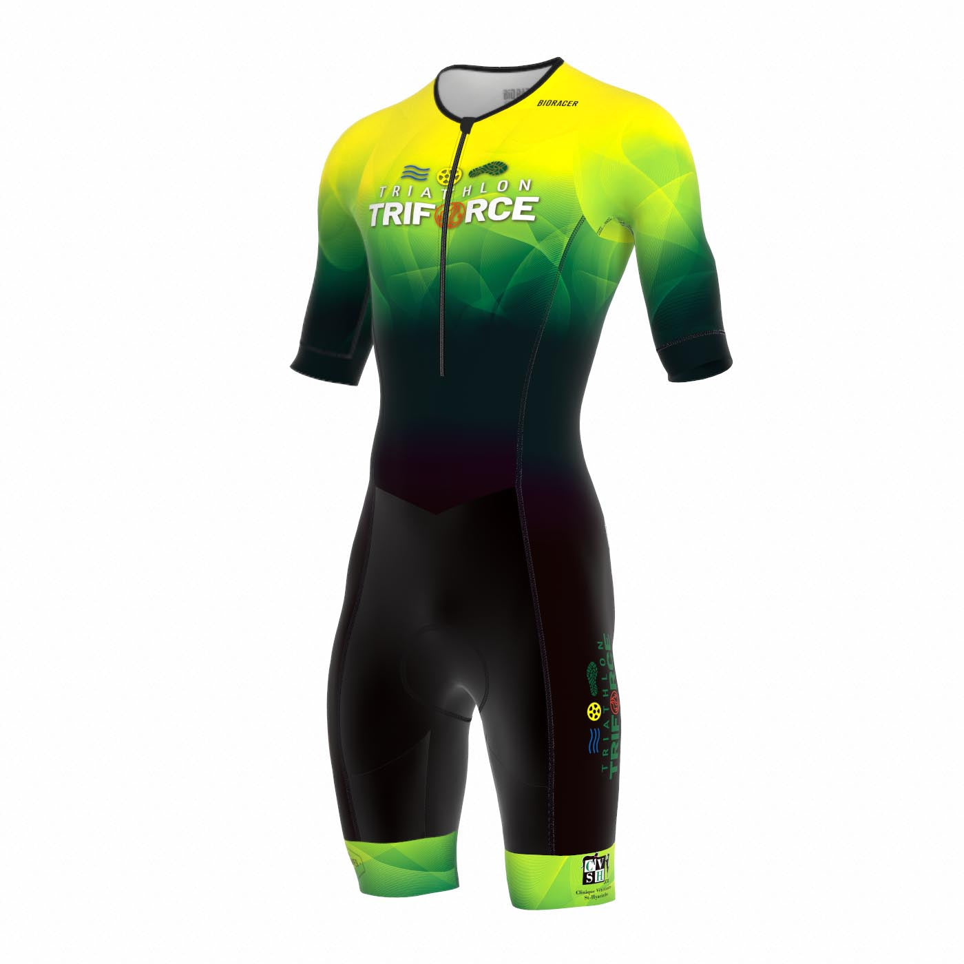 Tri Team Suit Short Sleeve Backpocket - Men