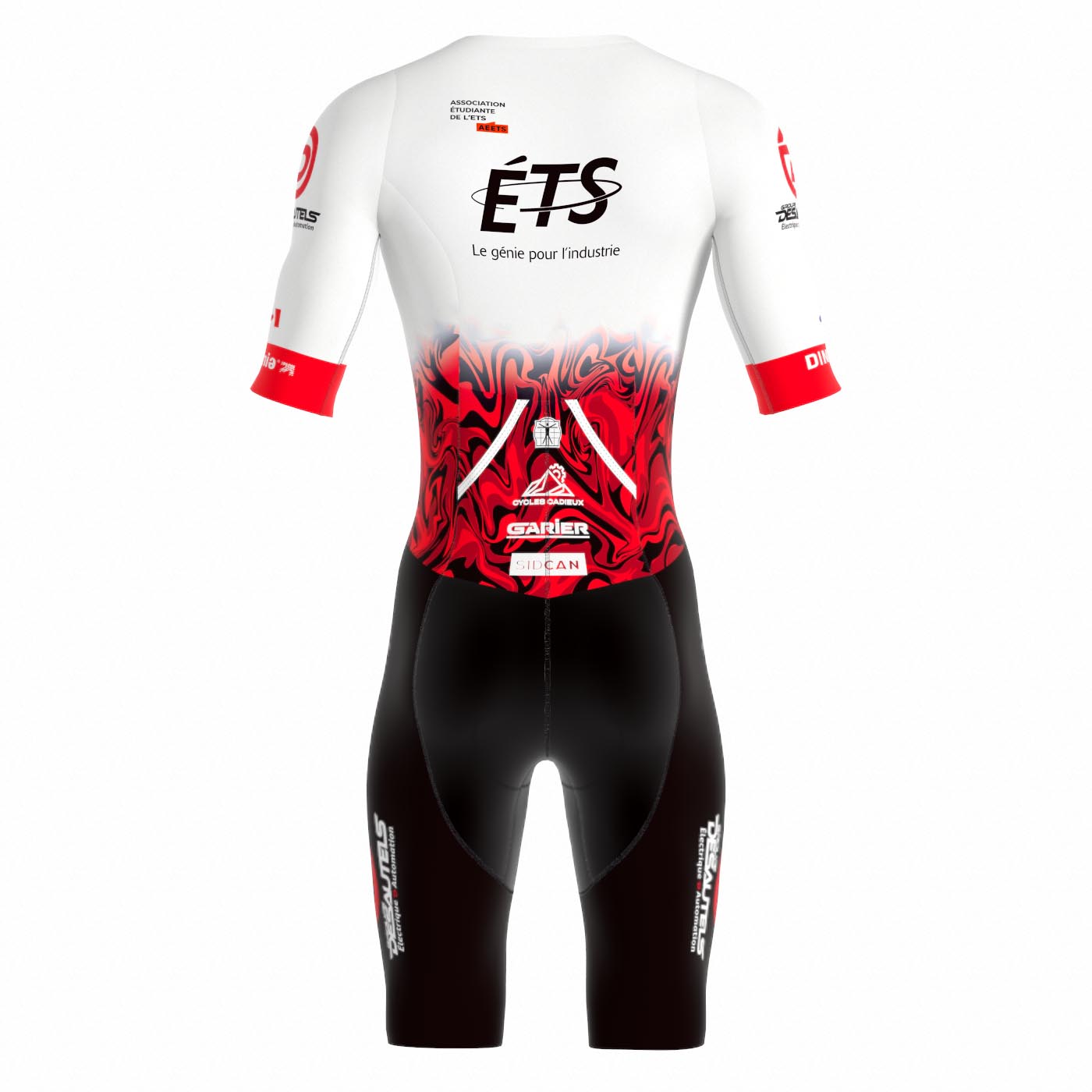 Icon Short Sleeve Tri Suit - Front Zipper - Men