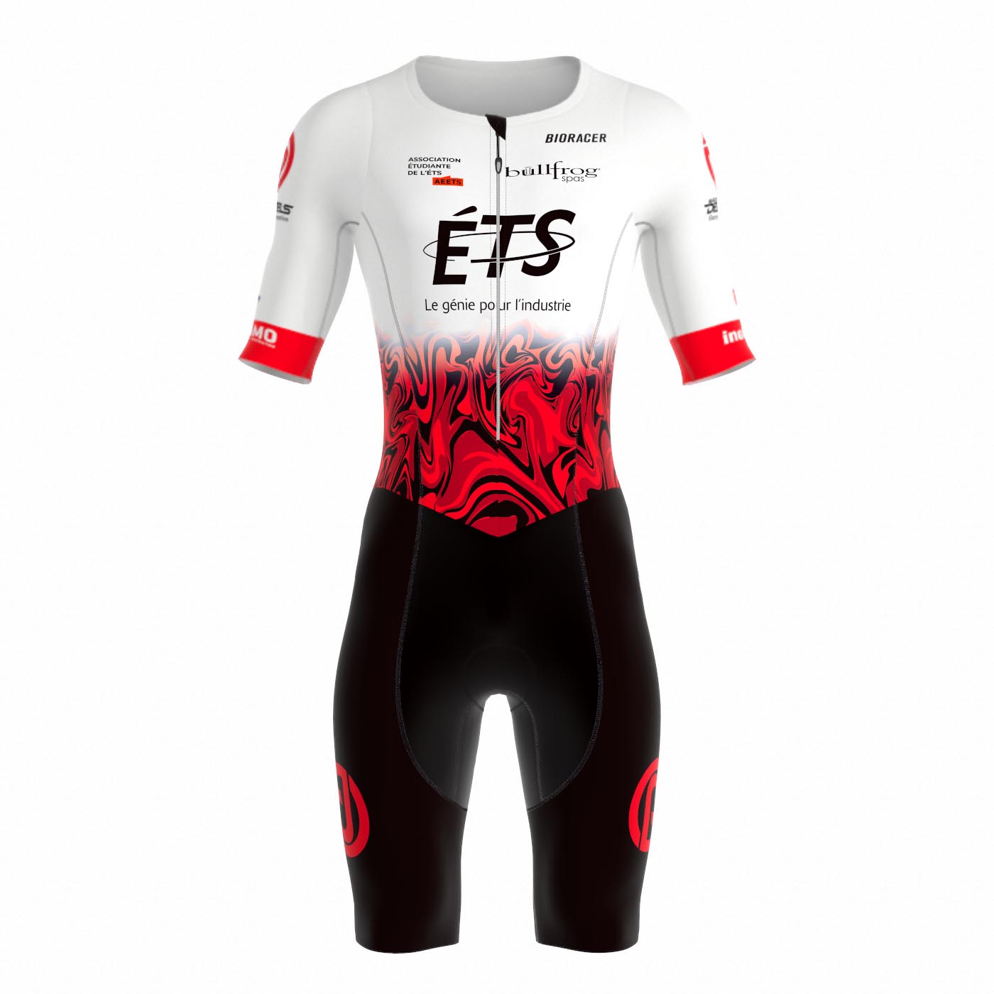 Icon Short Sleeve Tri Suit - Front Zipper - Women