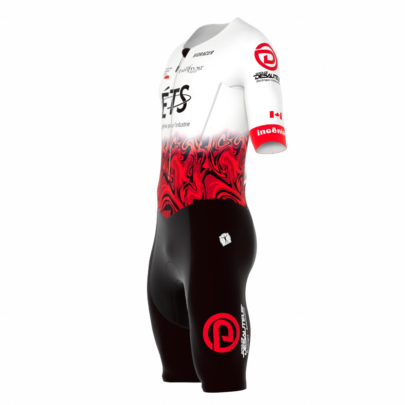 Icon Short Sleeve Tri Suit - Front Zipper - Men