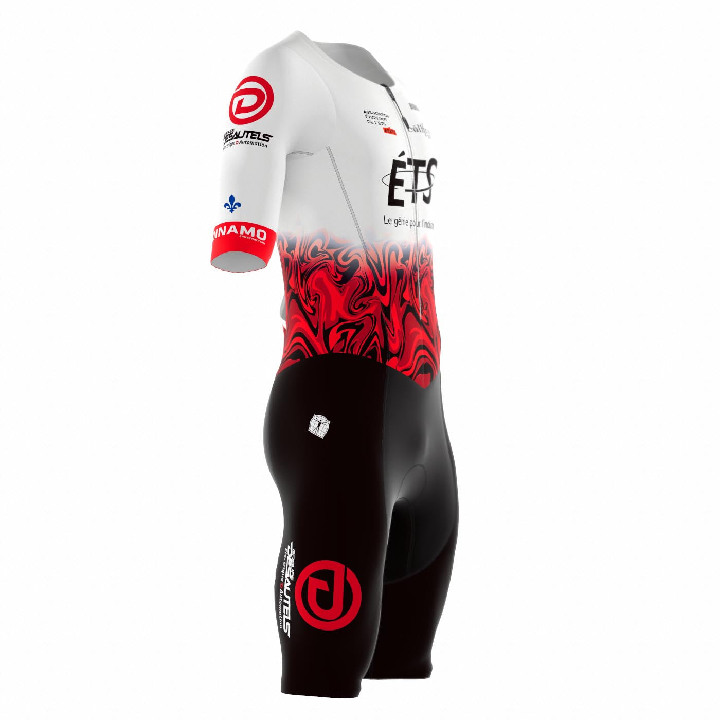 Icon Short Sleeve Tri Suit - Front Zipper - Men
