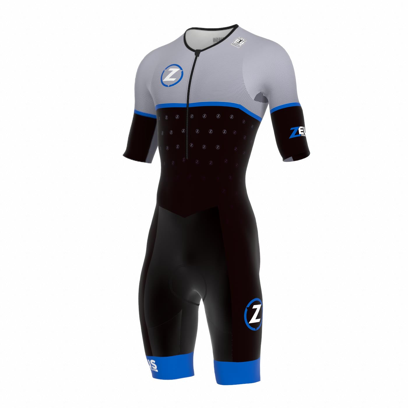 53804D - Tri Team Suit Short Sleeve Backpocket - Women
