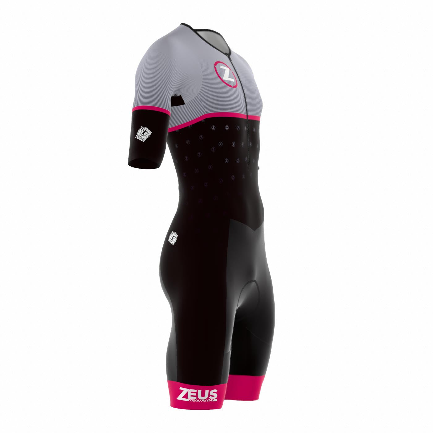 53804D - Tri Team Suit Short Sleeve Backpocket - Women