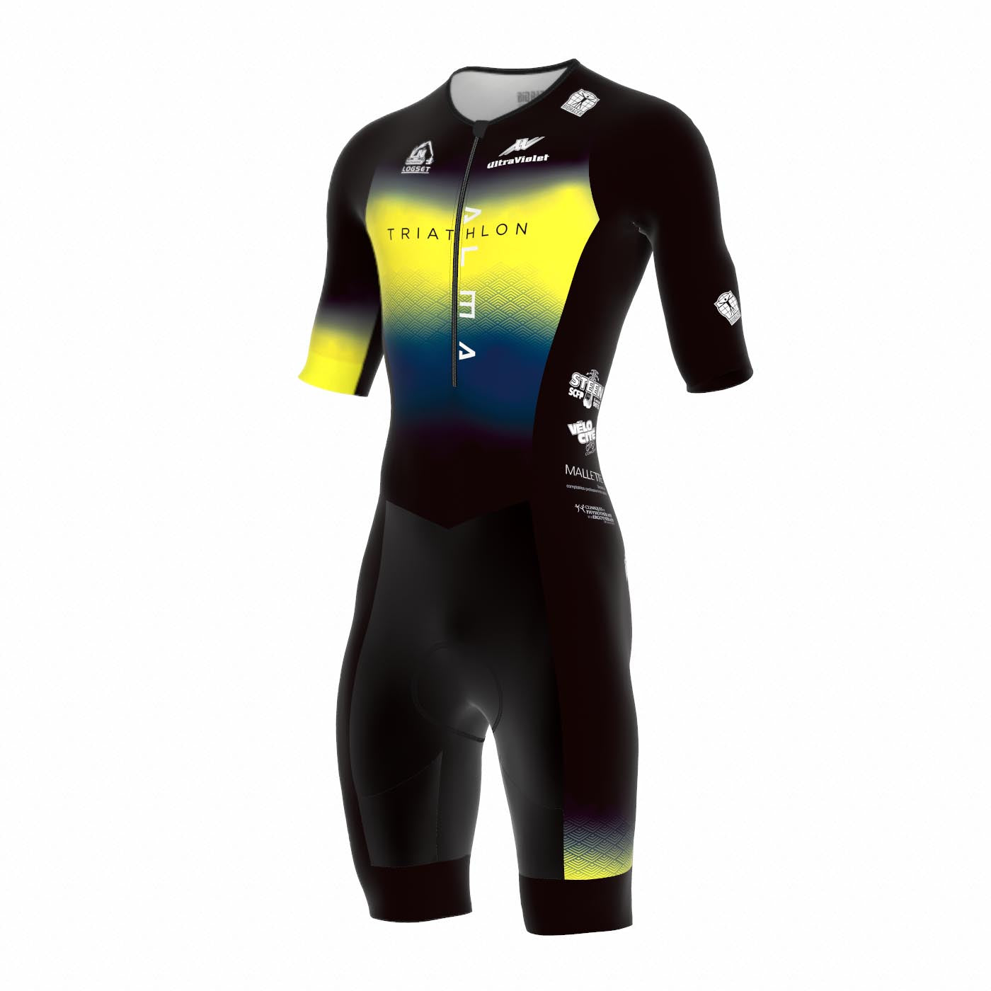 Tri Team Suit Short Sleeve Backpocket - Men