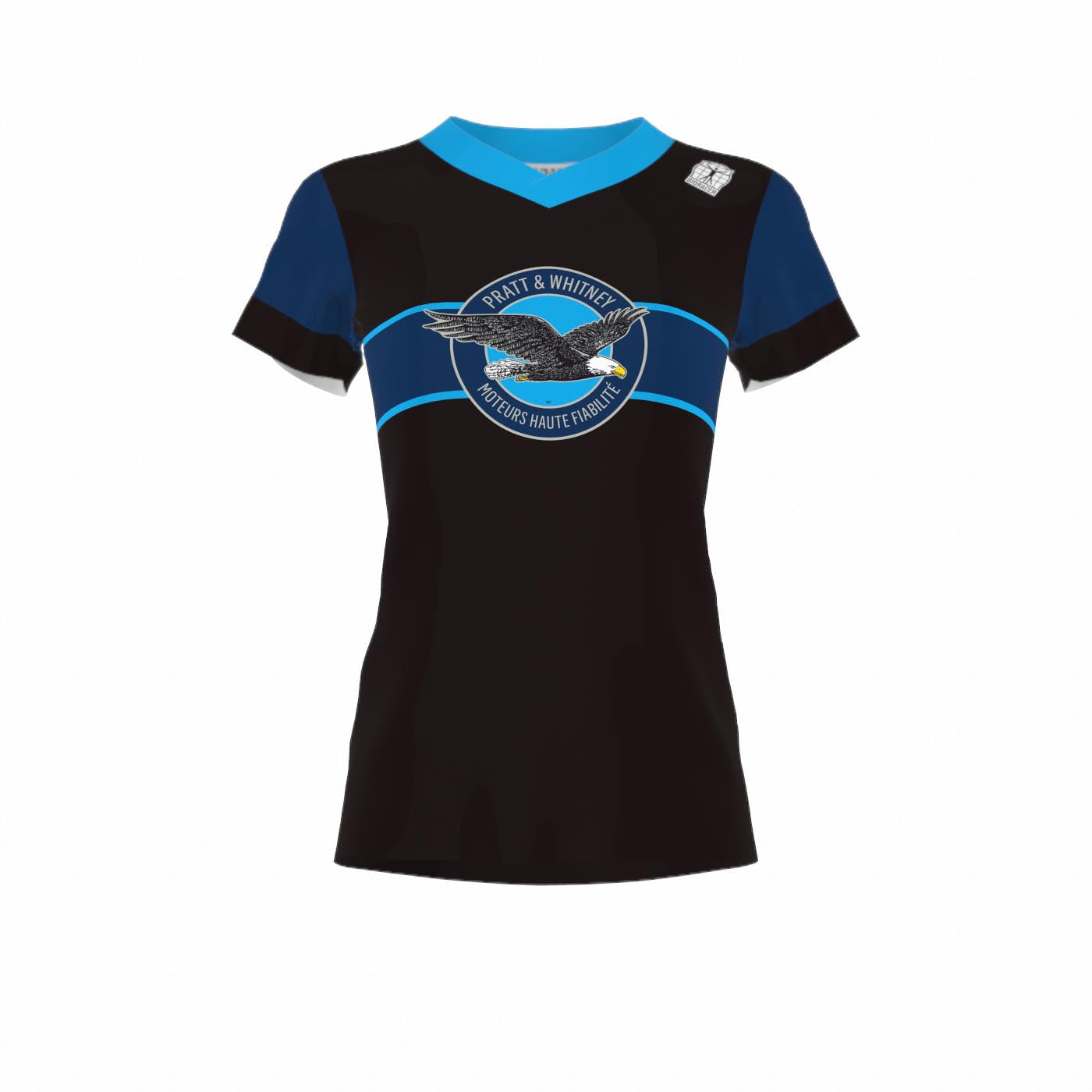 T-Shirt SS Athletics V-Round Collar - Women