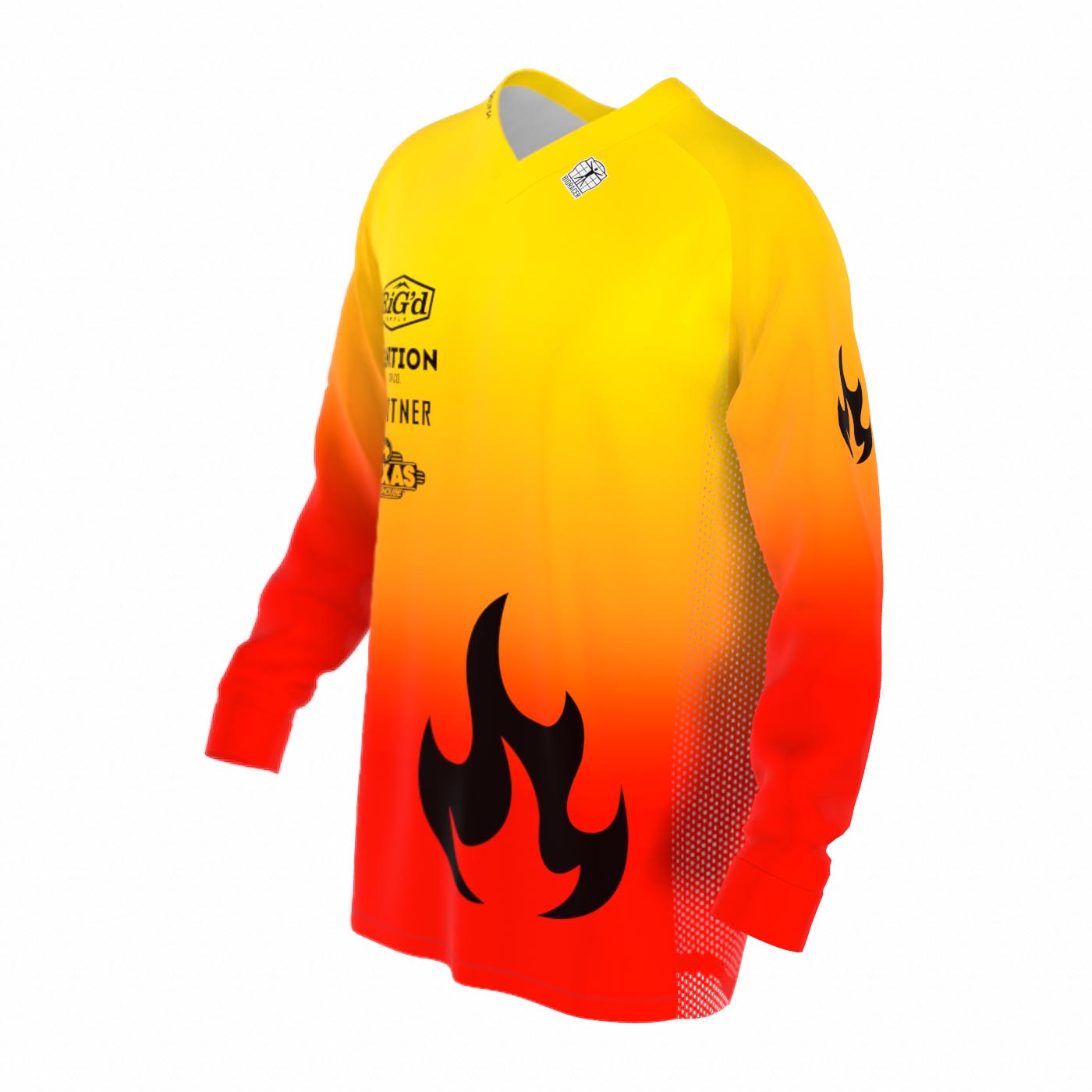 Jersey Downhill LS Prof V-Neck - Unisex