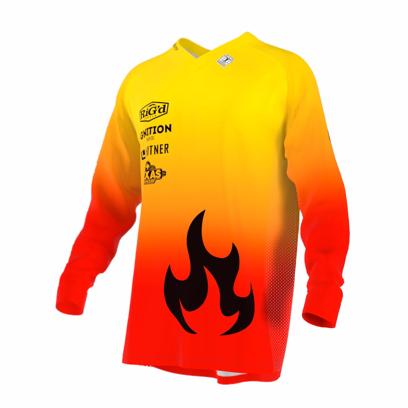 Jersey Downhill LS Prof V-Neck - Unisex