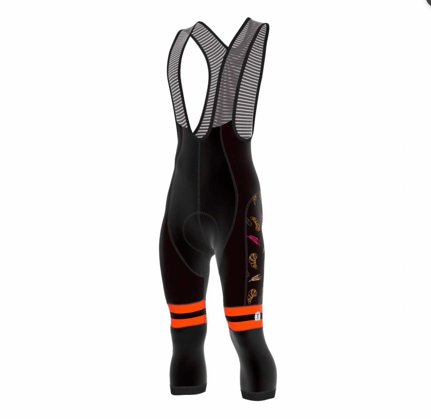 Bibtights 3/4 Icon Lycra - Womens (orange)
