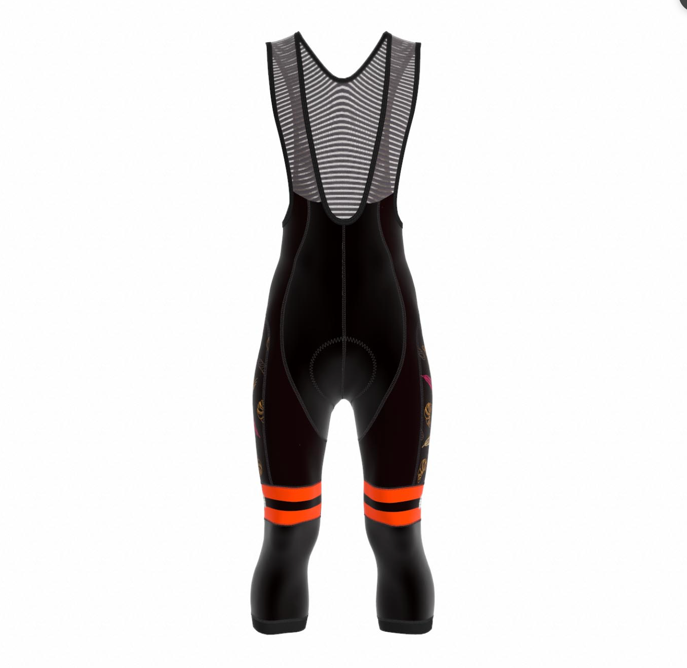 Bibtights 3/4 Icon Lycra - Womens (orange)