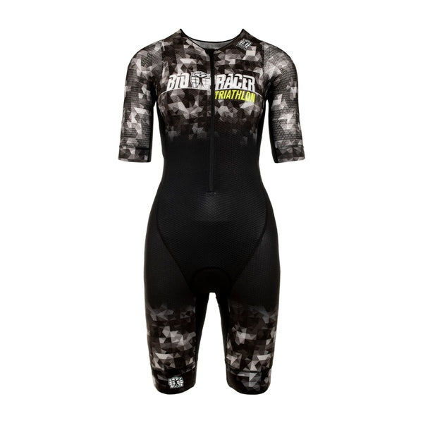 53804D - Tri Team Suit Short Sleeve Backpocket - Women